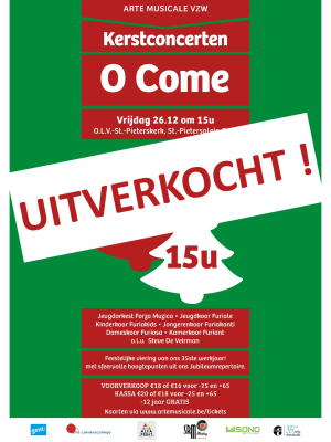 Kerstconcert O Come 15u