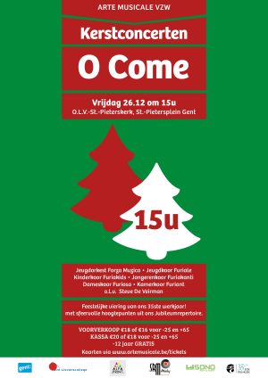 Kerstconcert O Come 15u