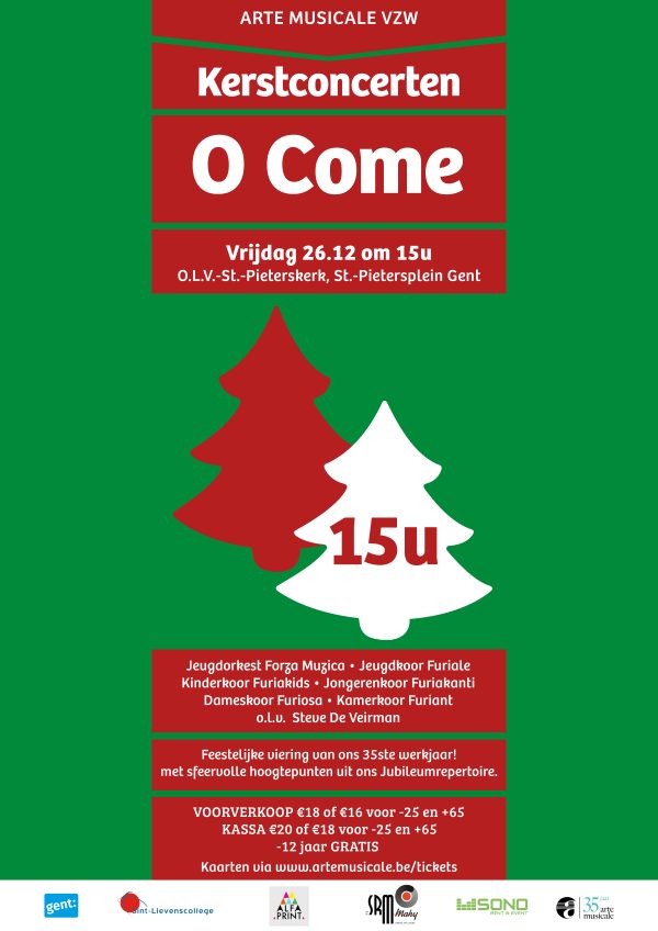 Kerstconcert O Come 15u