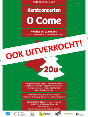 Kerstconcert O Come 20u