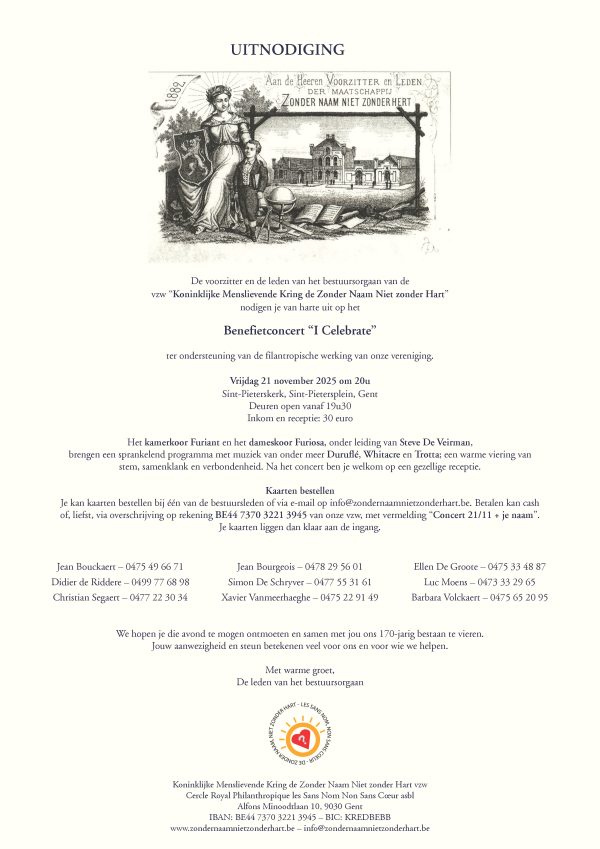 Benefietconcert I Celebrate