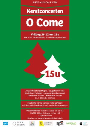 Kerstconcert O Come 15u