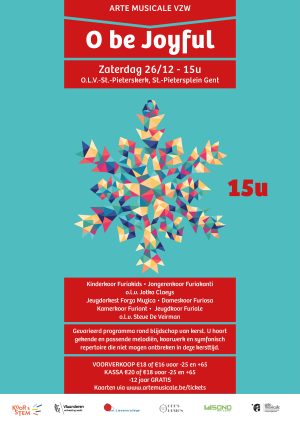 Kerstconcert O Be Joyful 15u